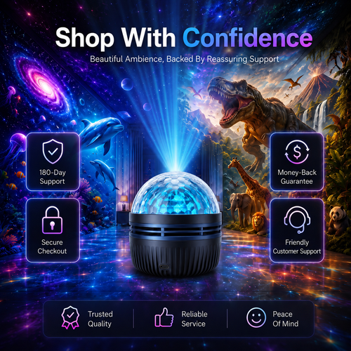 🦖 HOT DEAL 49% OFF |  Naxiohq 5D Galaxy Projector