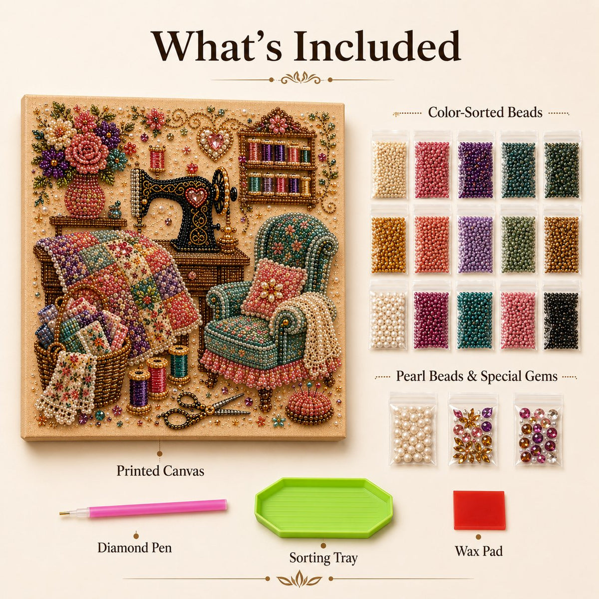 🔥HOT SALE 50% OFF🎁⚡50K+ SOLD! Almost Gone-💥✨ Cozy Hobby Rooms 3D Diamond Art Kit