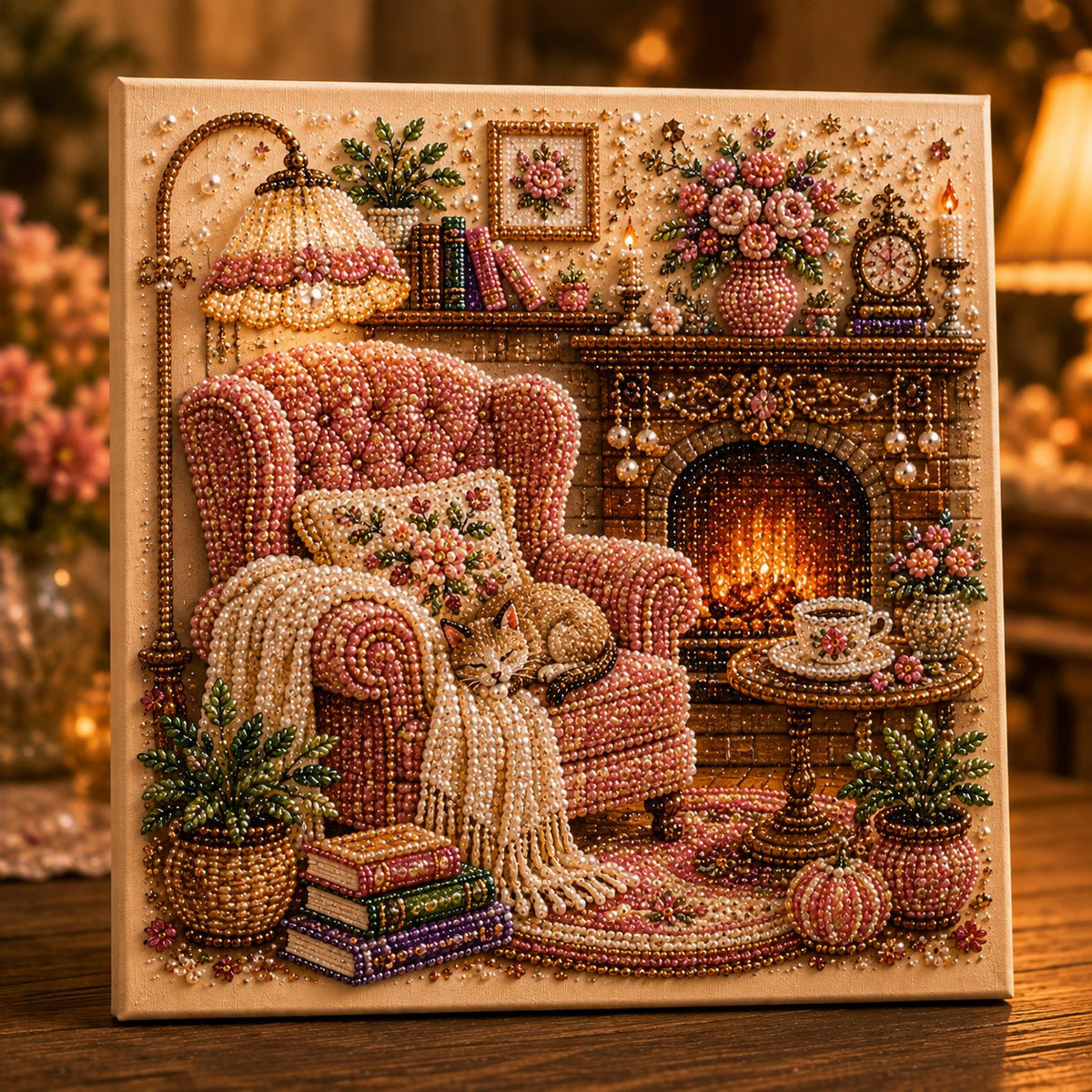 🔥HOT SALE 50% OFF🎁⚡50K+ SOLD! Almost Gone-💥✨ Cozy Hobby Rooms 3D Diamond Art Kit